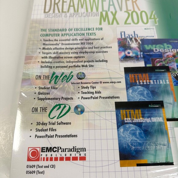Macromedia Dreamweaver Design & Application MX 2004 Book New Sealed - Picture 4 of 7